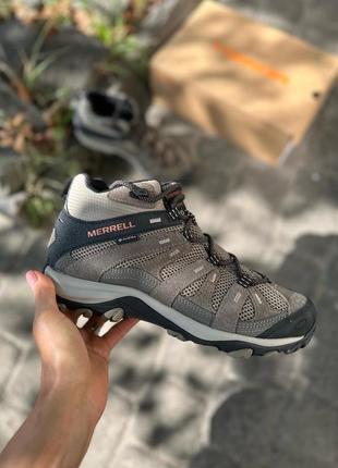 Чоловічі оригінальні зимові трекінгові черевики merrell alverstone 2 mid gtx j0369172 фото