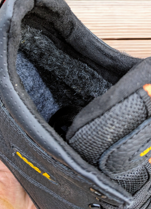 Мужские зимние кожаные ботинки тёплые и удобные экко