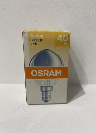 Osram 40 w e14 silver лампа розжарювання інтер’єрна