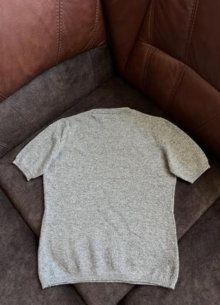 Шерстяной свитер безрукавка milar italy оригинальный серый4 фото
