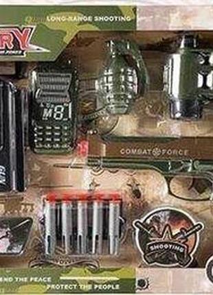 Дитячий ігровий набір військового military з м'якими патронами 558-153 a-toys 558-153