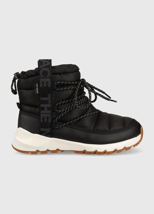 Зимние ботинки снегоходы сапоги the north face women s thermoball lace up wp1 фото