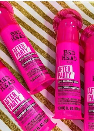 Разглаживающий крем для укладки и рестайлинга tigi bed head after party smoothing cream1 фото