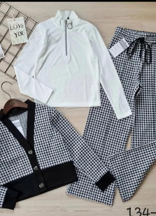 Крутий,стильний костюм трійка