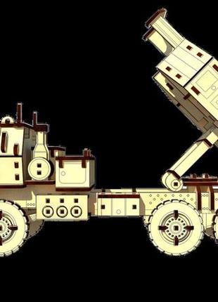 Деревянный конструктор химарс himars патриотический подарок деревянный конструктор хаймарс7 фото