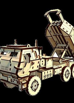 Деревянный конструктор химарс himars патриотический подарок деревянный конструктор хаймарс4 фото