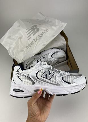 Кроссовки new balance 530 mr530sg белые, оригинальные кроссовки по ней белан