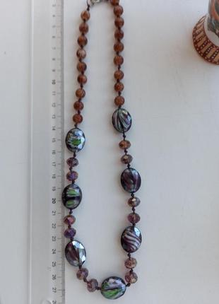 Намисто скляне, вiнтаж