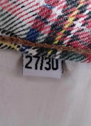 Джинсы в клетку 9