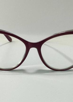 Корректирующие женские очки, фуксиновый3 фото