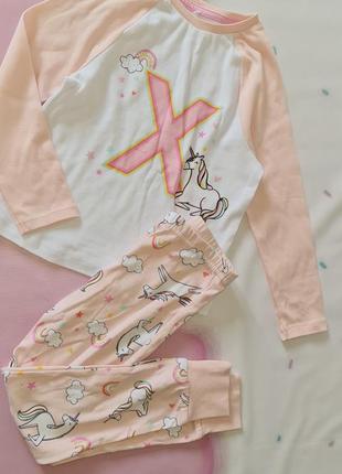Нежная трикотажная пижама george,