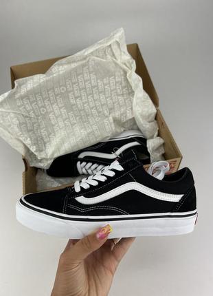 Vans old skool vn000d3hy281 черные замша, оригинальные кеды ванс1 фото