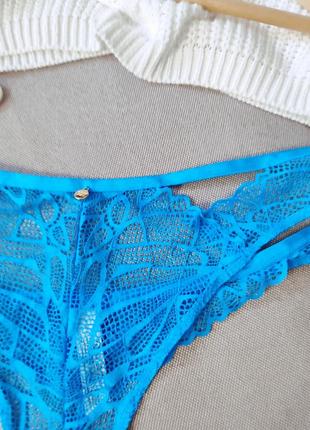 Блакитний комплект білизни сексуальний набір з мережива бюстгальтер 80в /36в 85а 75с і...