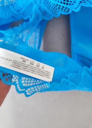 Блакитний комплект білизни сексуальний набір з мережива бюстгальтер 80в /36в 85а 75с і...