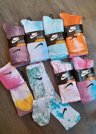 Шкарпетки nike  tie-dye