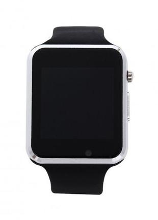 Смарт-годинник smart watch a1 розумний електронний зі слотом під sim-карту + карту пам'яті micro-sd. колір: срібний9 фото