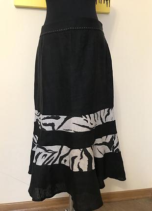 Спідниця нова льон