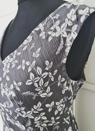 Великолепное очаровательное красивое классное длинное винтажное платье ретро винтаж цветочный принт цветы4 фото