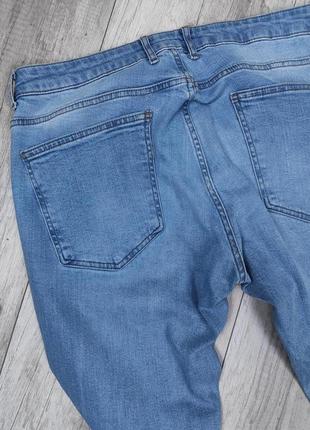 Мужские рваные джинсы lc waikiki slim fit голубые размер 366 фото