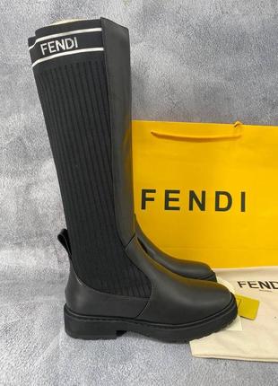 Сапоги в стиле fendi1 фото