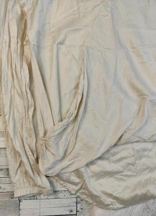 Женская блуза patrizia pepe бежевая с гипюром на плечиках размер 46 м3 фото