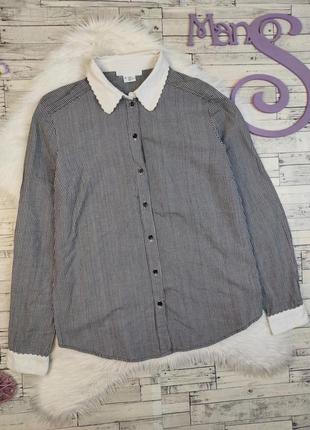 Жіноча сорочка cooperative чорна у дрібну клітку розмір 46 м