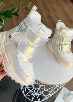 Зимние дутики сапоги для девочки