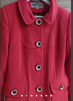 Пальто кашемир natiso кашемировое пальто разм м2 фото