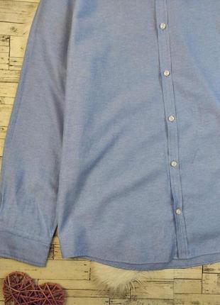 Мужская рубашка arber голубая с латками на локтях размер 54/3xl3 фото