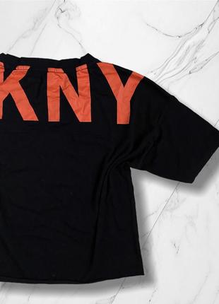 Футболка оверсайз  реглан котон хлопковая хлопок с логотипом модал хлопок dkny7 фото