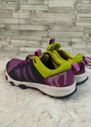 Женские кроссовки adidas фиолетовые кожа текстиль размер 362 фото