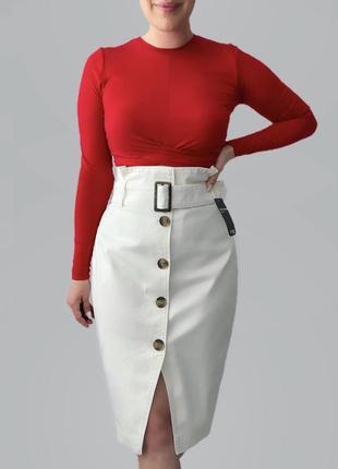 Джинсова юбка від h&m  номер: 949  стан ідеальний з этикеткою   розмір: 16/l