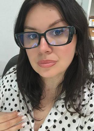 Женские очки для зрения,корректирующие, черные