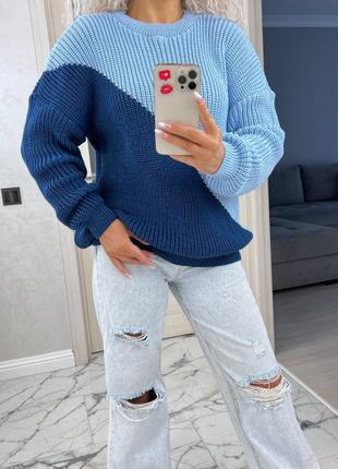 Стильний трикотажний светр різні кольри