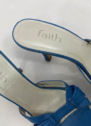 Босоножки стильные синие faith, brasil2 фото