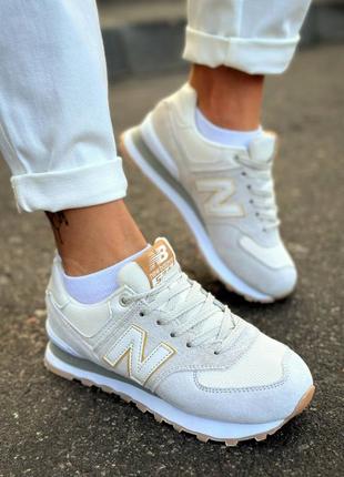 Жіночі кросівки від new balance натуральна замша1 фото