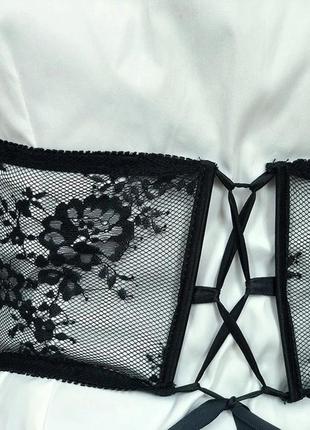Жіночий корсет / з перламутровим мереживом