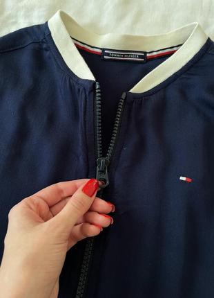 Футболка поло tommy hilfiger синяя3 фото