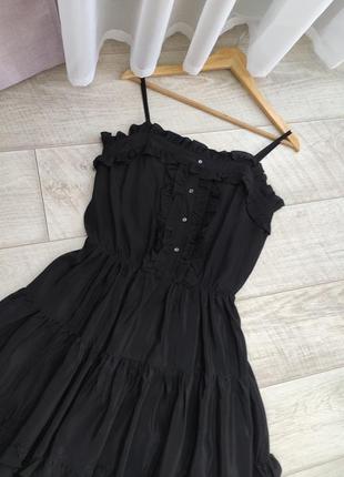 100% шовкова ніжна сукня міді guy laurent р. м4 фото
