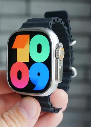 Смарт часы hk8 pro max 49 mm amoled экран украинское меню с функцией звонка