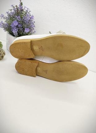 Шкіряні туфлі лофери прикрашені бахромою8 фото