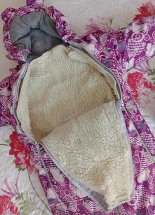 Комбинезон-трансформер на девочку с рождения7 фото