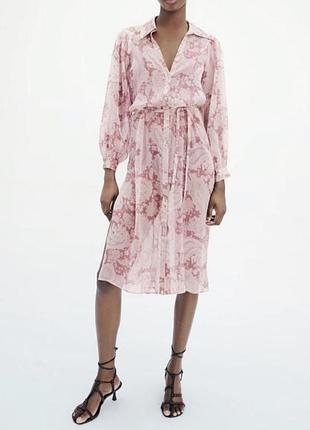Красивая туника, платье zara , шифон