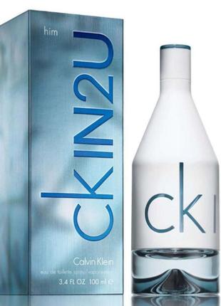 Оригинал calvin klein ck in2u him 100 ml ( кельвин кляйн др 2 ю ) туалетная вода