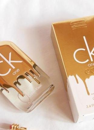 Оригинал calvin klein ck one gold 50 ml (кельвин клейн ван голд ) туалетная вода edt2 фото