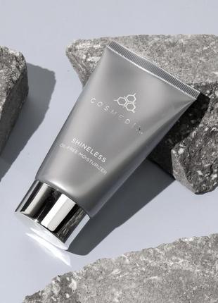 Зволожувальний крем для проблемної шкіри cosmedix shineless oil-free moisturizer