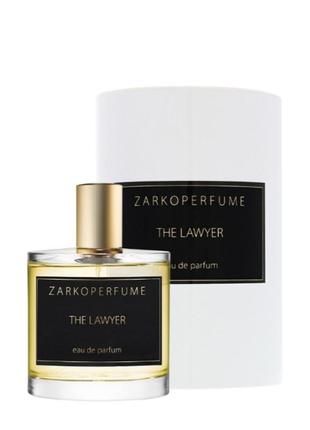 Оригинальный zarkoperfume the lawyer 100 ml ( запарфюм лоэр ) парфюмированная вода1 фото