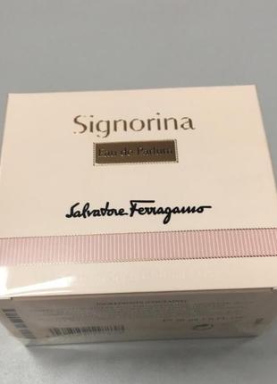 Оригинальный salvatore ferragamo signorina 30 ml ( сальватор феррагамо сигрина ) парфюмированная вода1 фото