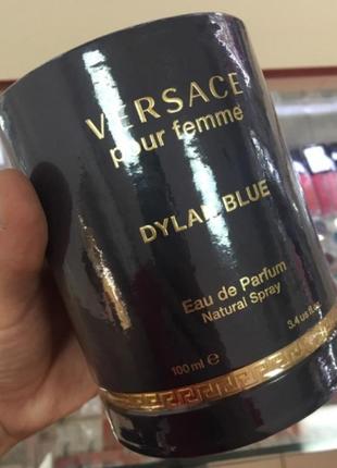 Оригинал versace dylan blue pour femme 100 ml (уверсаче благородный блю ) парфюмированная вода1 фото