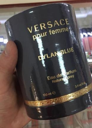 Оригинал versace dylan blue pour femme 100 ml (уверсаче благородный блю ) парфюмированная вода4 фото